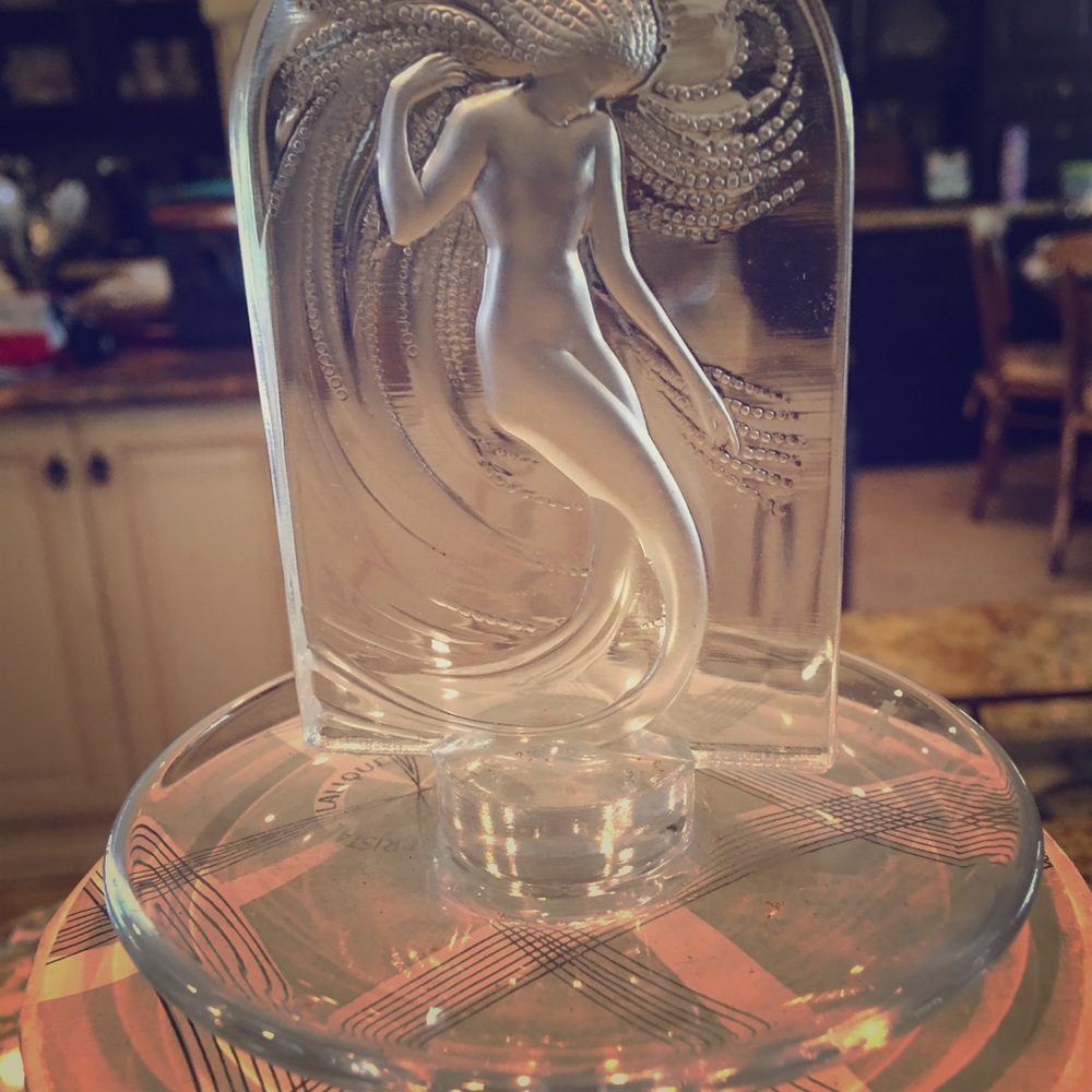 Lalique Mermaid-SIRENE NAIADE ring holder dish